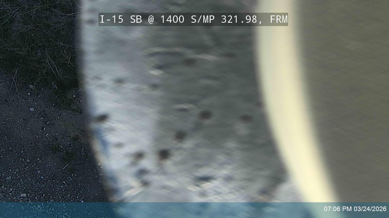 I-15 SB @ 1400 S / MP 321.98, FRM live webcam