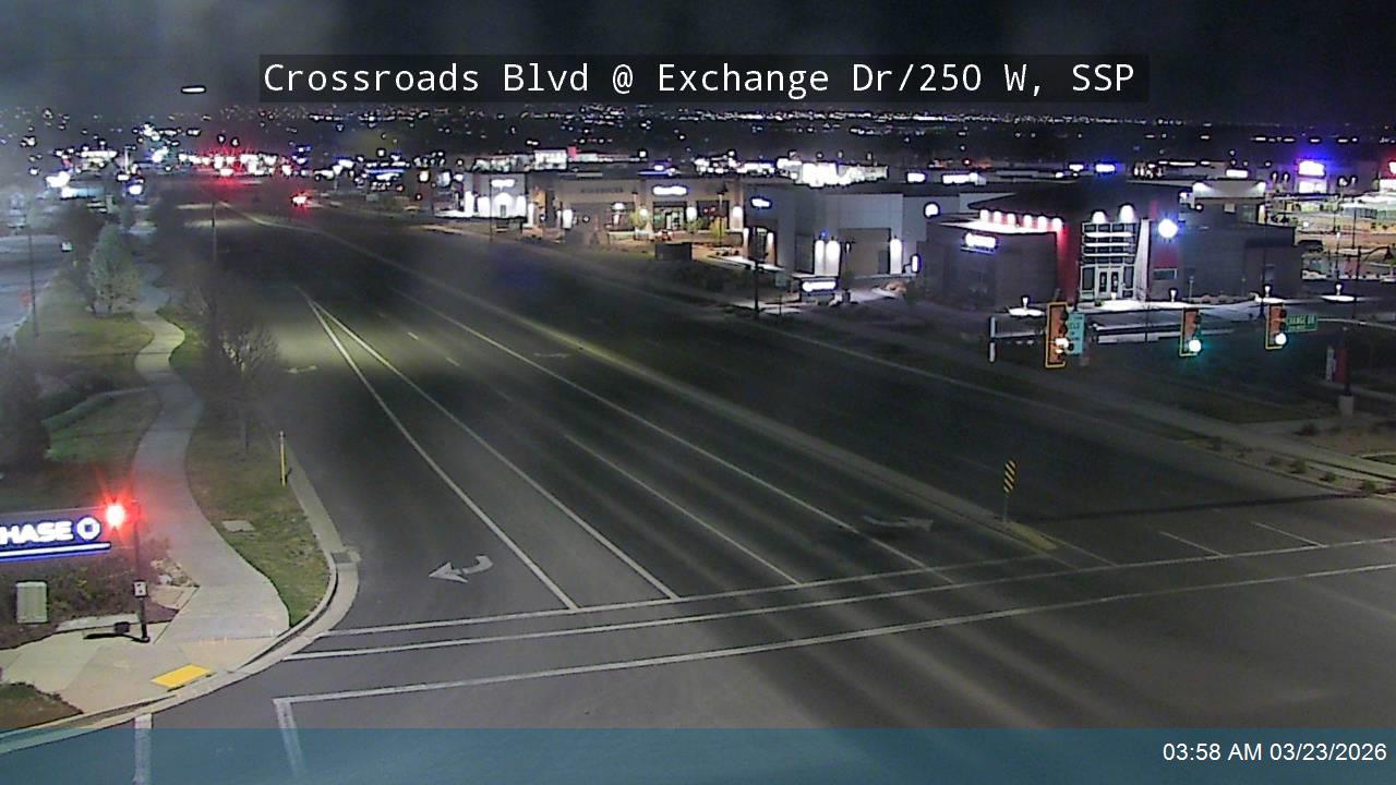Crossroads Blvd @ Exchange Dr / 250 W, SSP live webcam