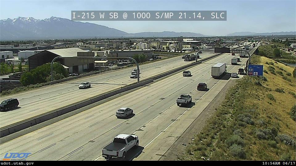 I-215 W SB @ 1000 S / MP 21.14, SLC