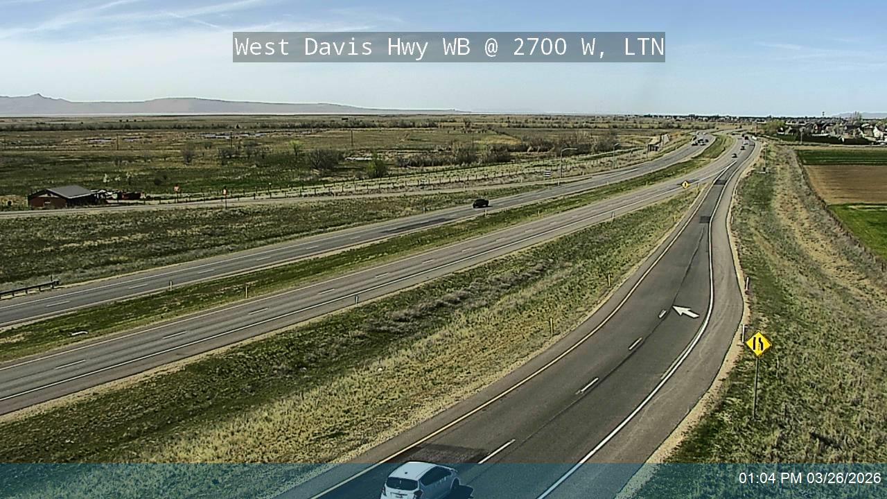 West Davis Hwy / SR-177 WB @ 2700 W / MP 9.67, LTN live webcam