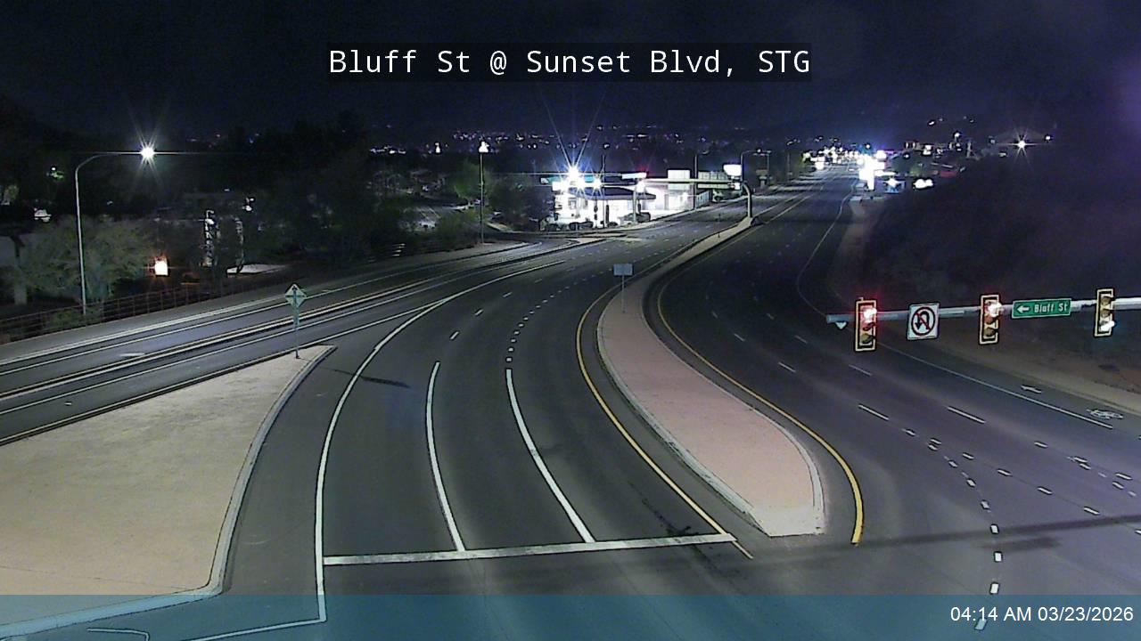 Bluff St / SR-18 @ Sunset Blvd / SR-8, STG live webcam