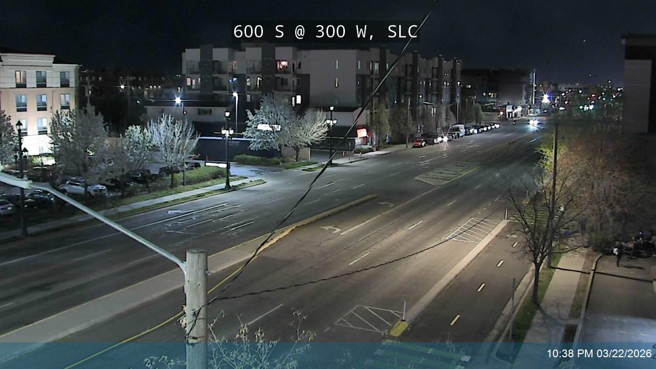 300 W / John Stockton Dr @ 600 S, SLC live webcam