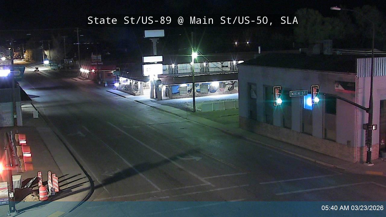State St / US-89 @ Main St / US-50, SLA live webcam