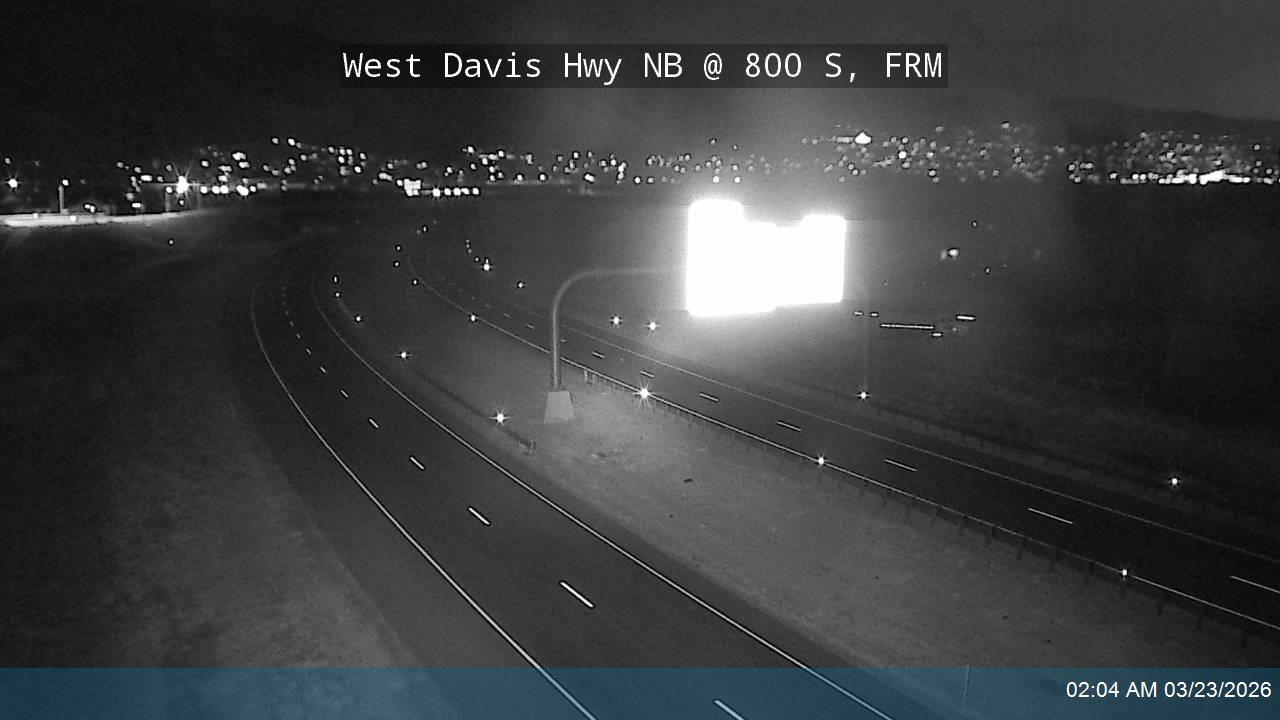 West Davis Hwy / SR-177 NB @ 800 S / MP 1.01, FRM live webcam