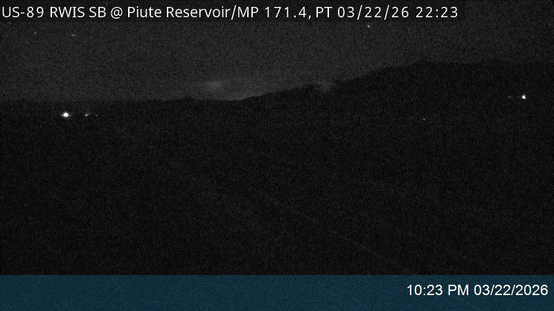 US-89 RWIS SB @ Piute Reservoir / MP 171.8, PT live webcam