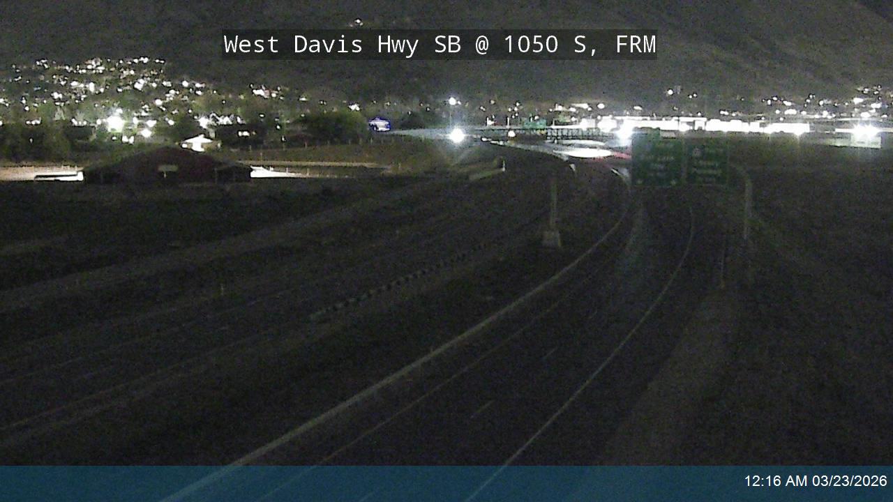 West Davis Hwy / SR-177 SB @ 1050 S / MP 0.52, FRM live webcam