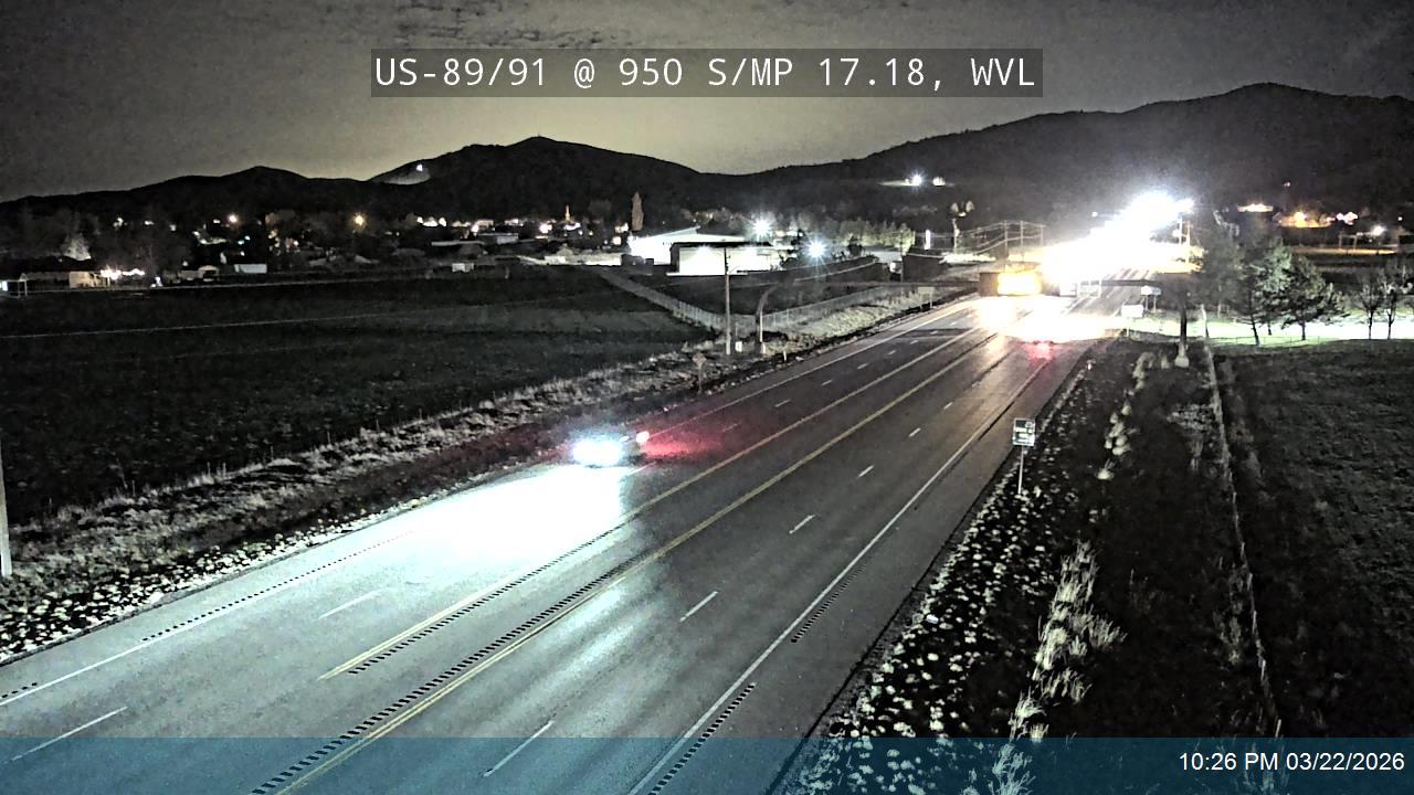 US-89/91 @ 950 S / MP 17.18, WVL live webcam