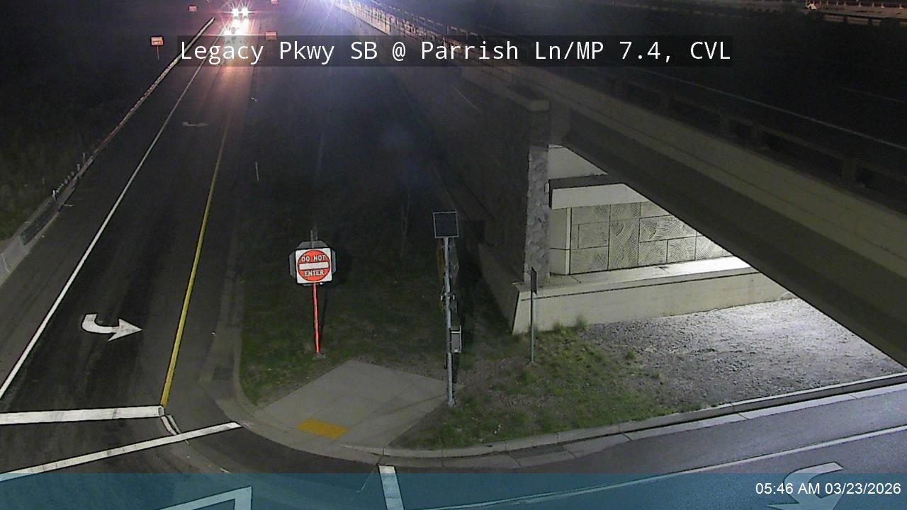 Legacy Pkwy / SR-67 SB @ Parrish Ln / SR-105 / MP 7.4, CVL live webcam