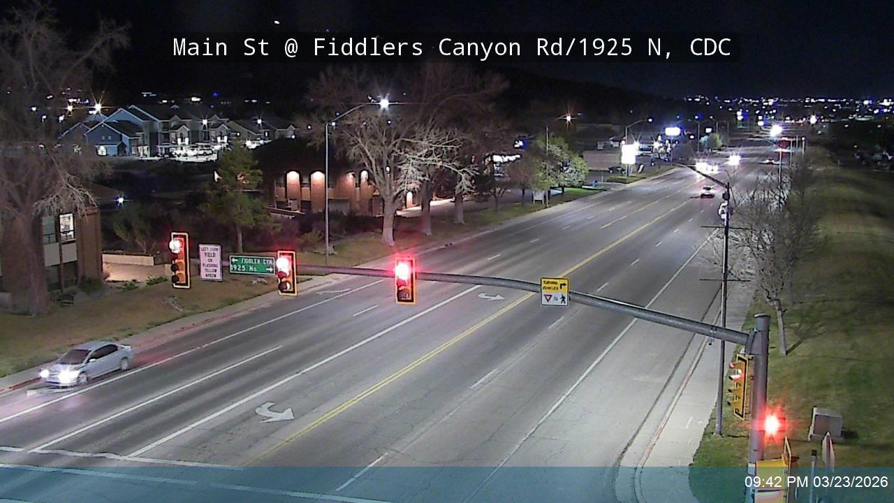 Main St / SR-130 @ Fiddlers Canyon Rd / 1925 N, CDC live webcam