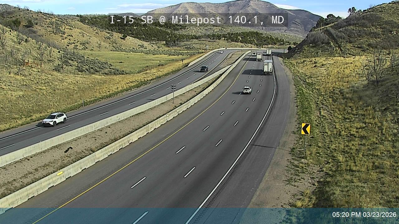 I-15 SB @ Milepost 140.1, MD live webcam