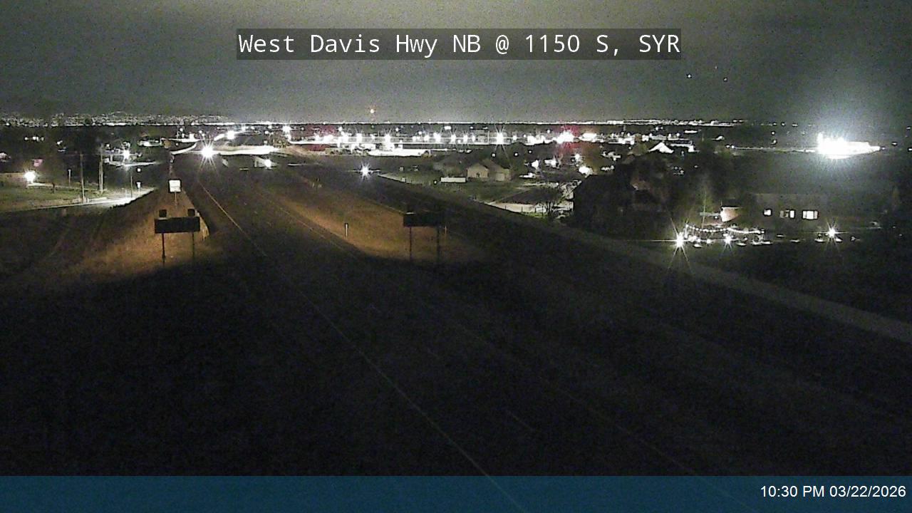 West Davis Hwy / SR-177 NB @ 1150 S / MP 14.42, SYR live webcam