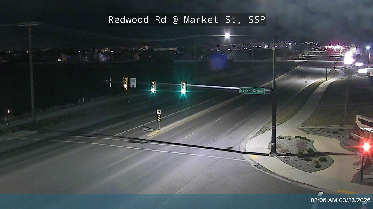 Redwood Rd / SR-68 @ Market St, SSP live webcam