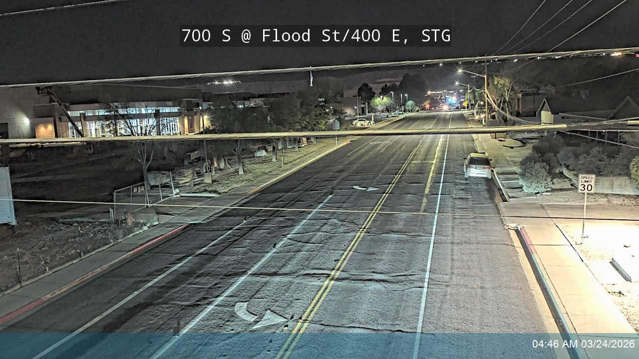 700 S @ Flood St / 400 E, STG live webcam