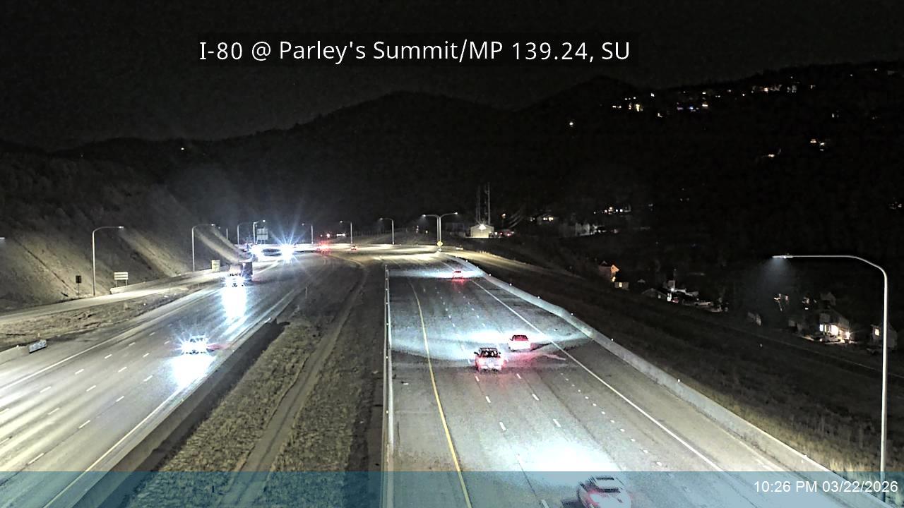 I-80 EB @ Parleys Summit / MP 139.24, SU live webcam