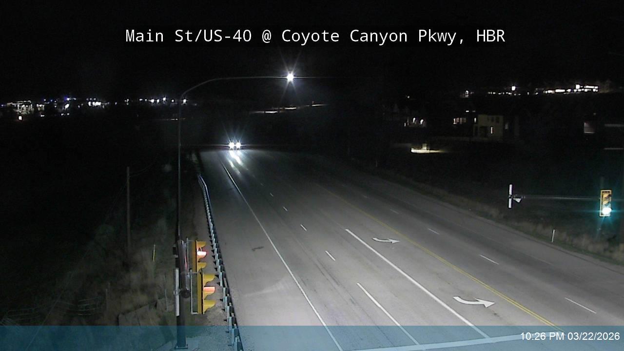 Main St / US-40 @ Coyote Canyon Pkwy, HBR live webcam