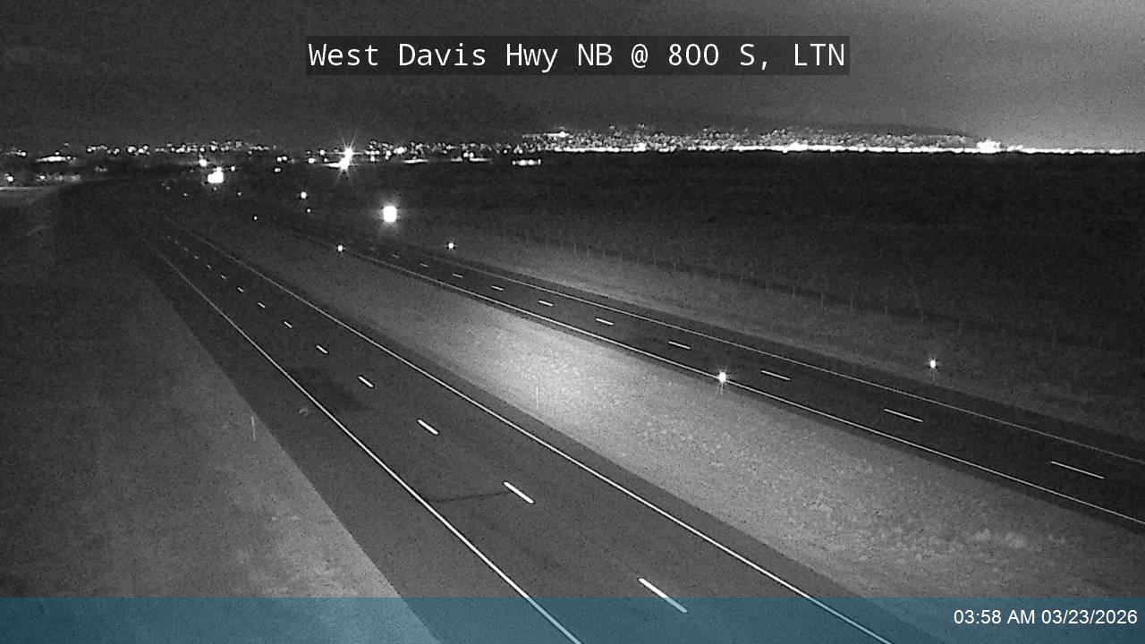 West Davis Hwy / SR-177 NB @ 800 S / MP 9.18, LTN live webcam