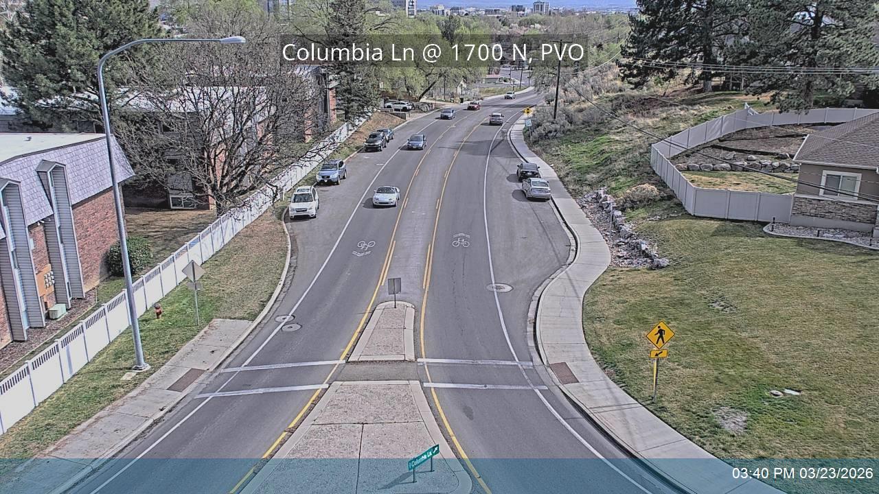 Columbia Ln @ 1700 N / 950 W, PVO live webcam