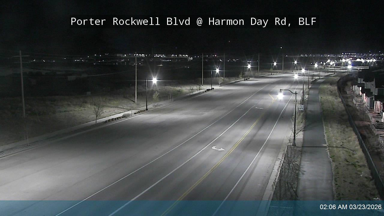 Porter Rockwell Blvd @ Harmon Day Rd, BLF live webcam