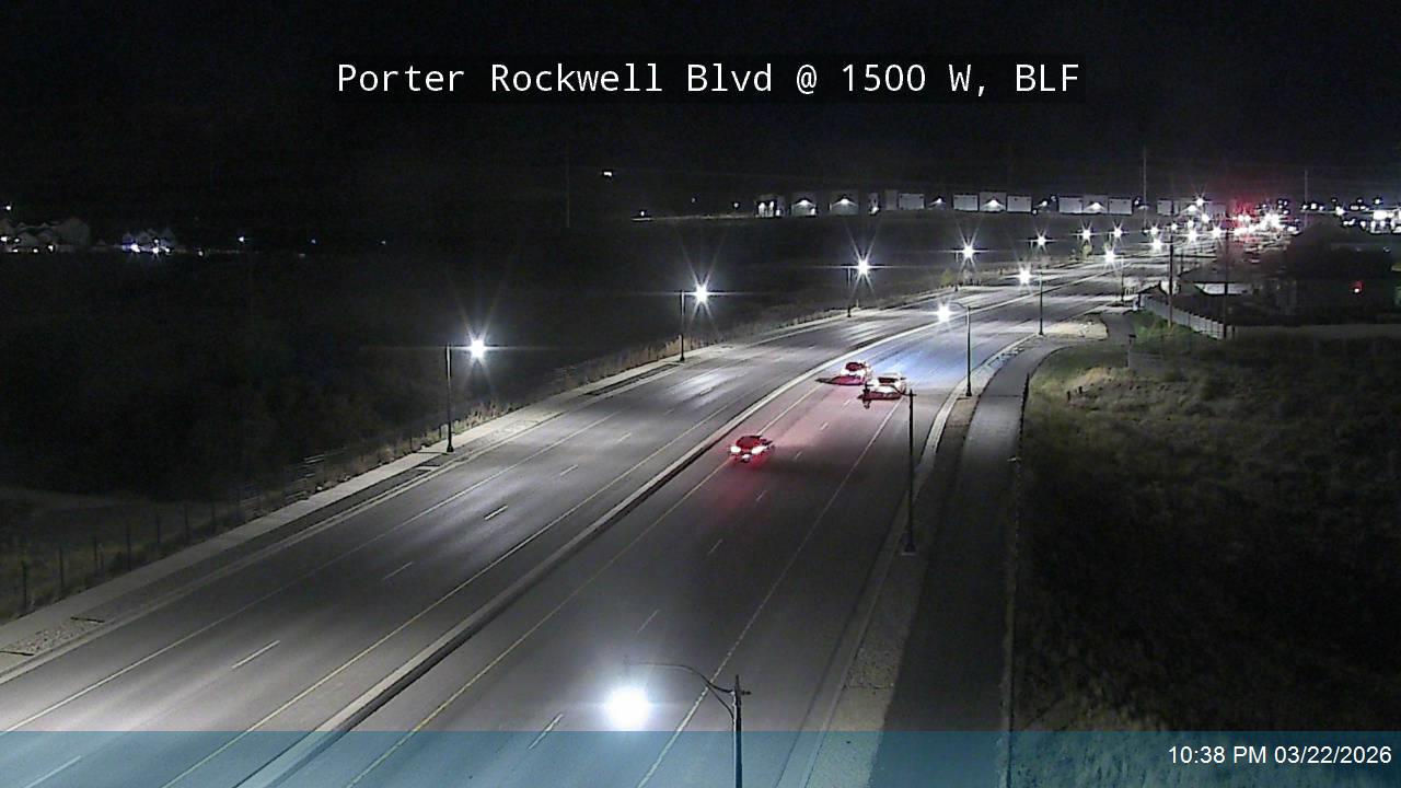 Porter Rockwell Blvd / SR-131 @ 1500 W, BLF live webcam