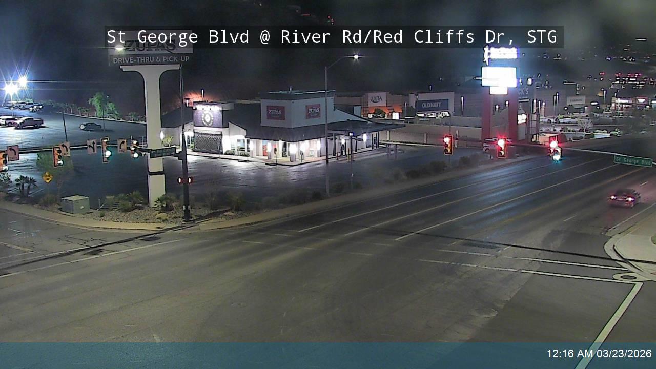 St George Blvd / SR-34 @ River Rd / Red Cliffs Dr, STG live webcam