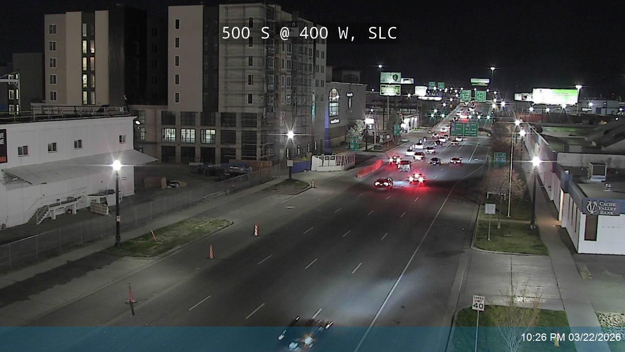 500 S / SR-269 @ 400 W, SLC live webcam