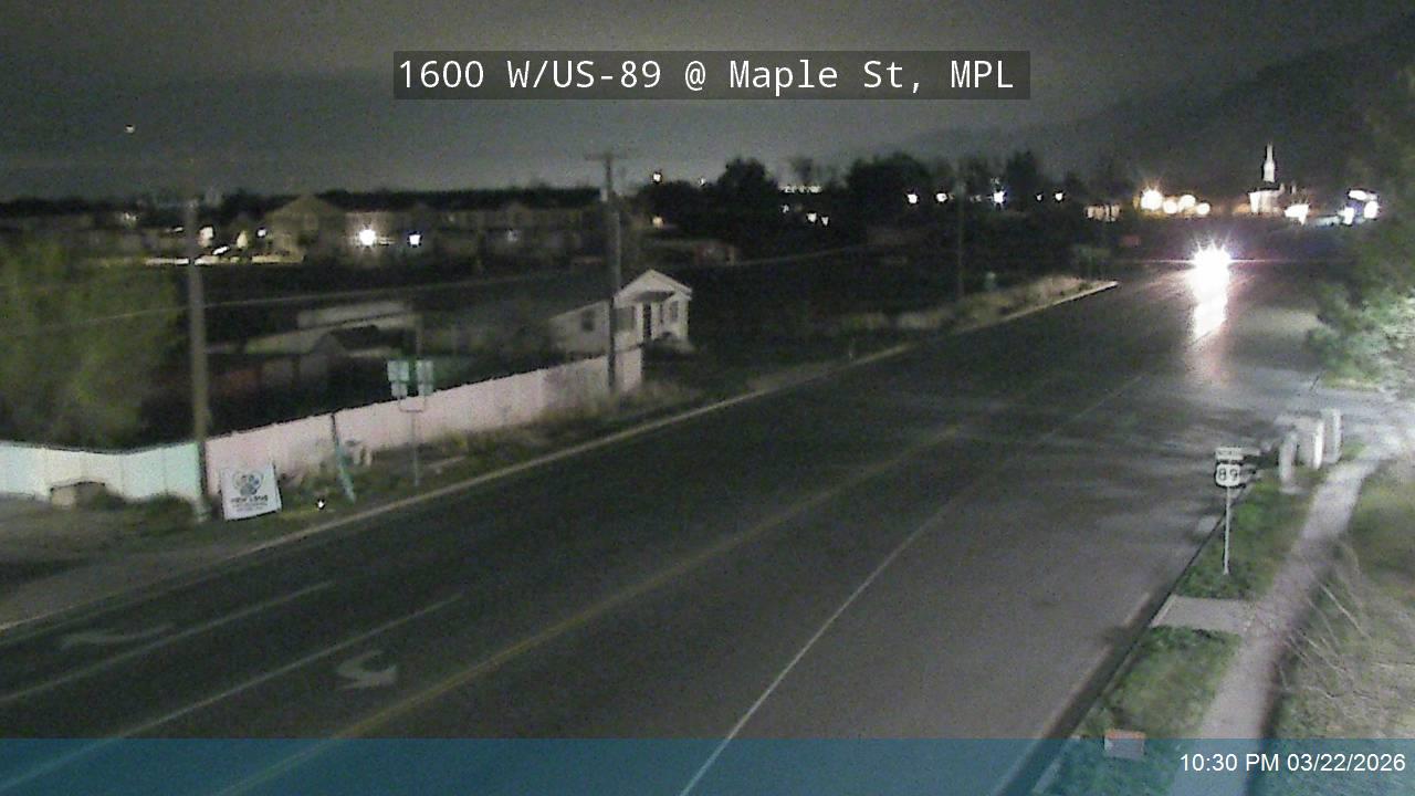 1600 W / US-89 @ Maple St / SR-147, MPL live webcam