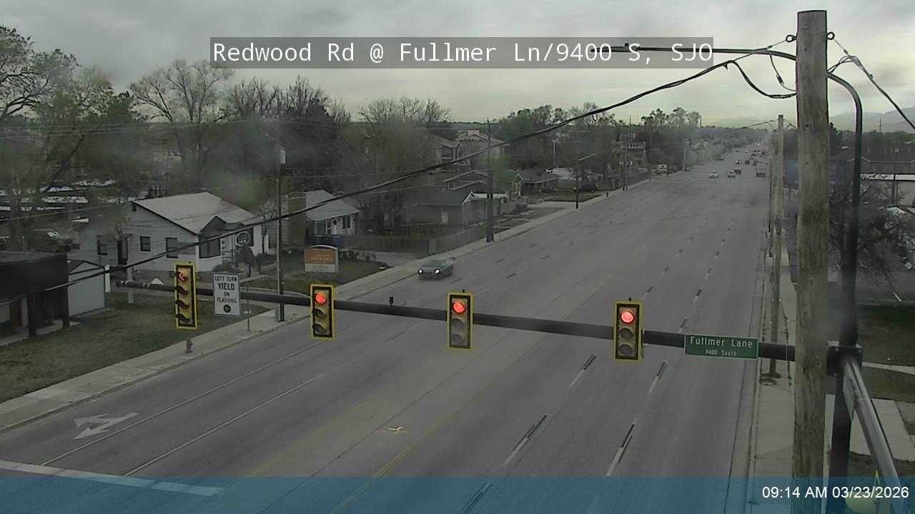 Redwood Rd / SR-68 @ 9400 S, WJD live webcam