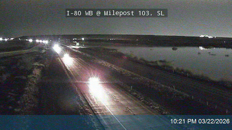 I-80 WB @ Milepost 103, SL live webcam