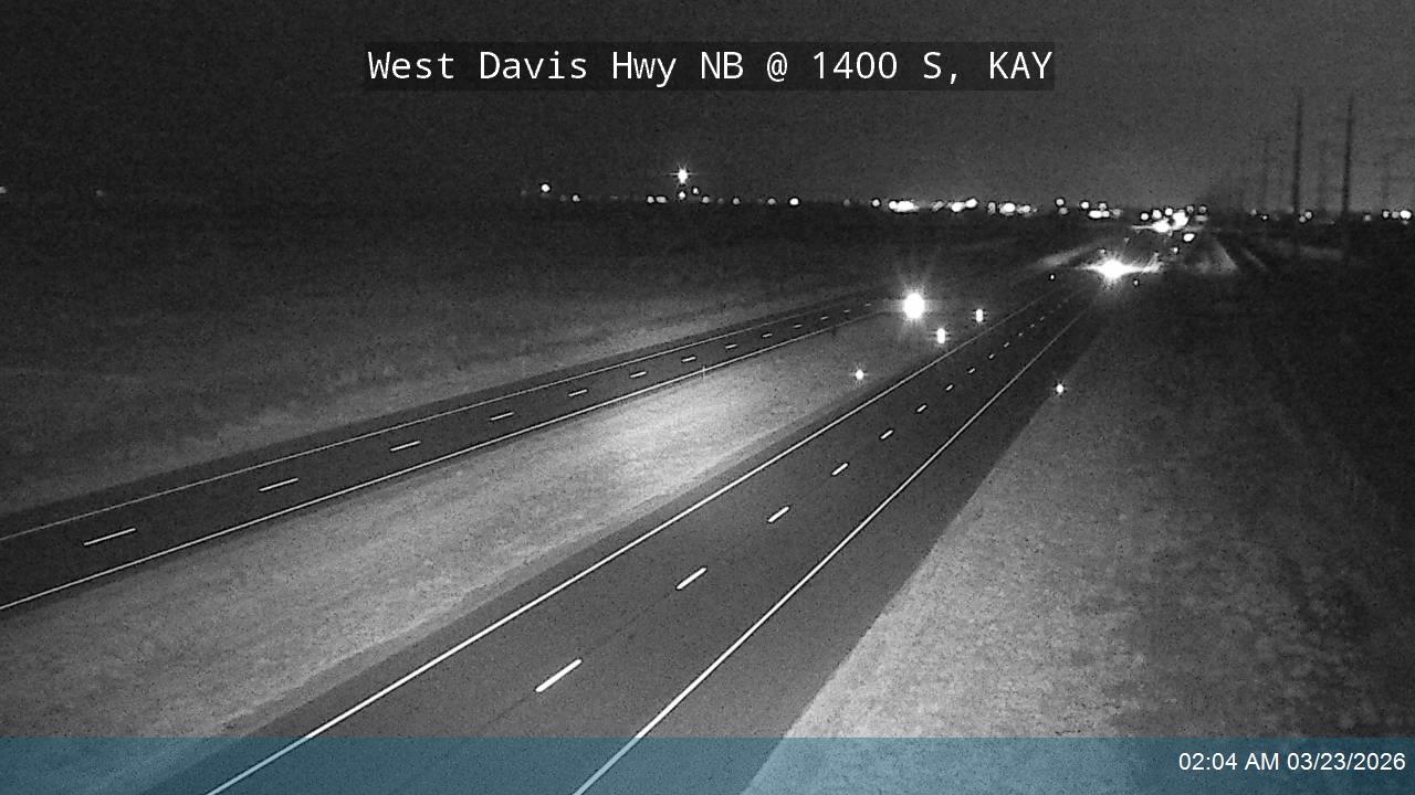 West Davis Hwy / SR-177 NB @ 1400 S / MP 5.74, KAY live webcam