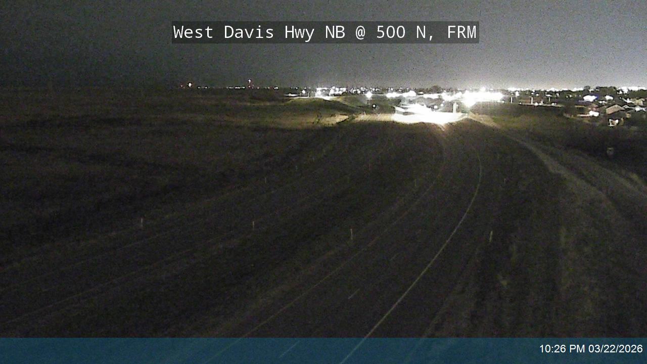 West Davis Hwy / SR-177 NB @ 500 N / MP 3.44, FRM live webcam