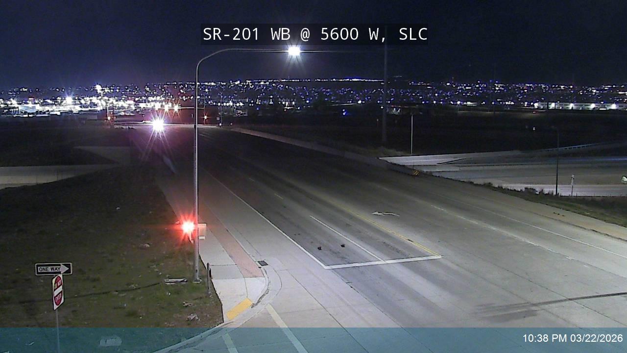 SR-201 WB @ 5600 W / SR-172, SLC live webcam