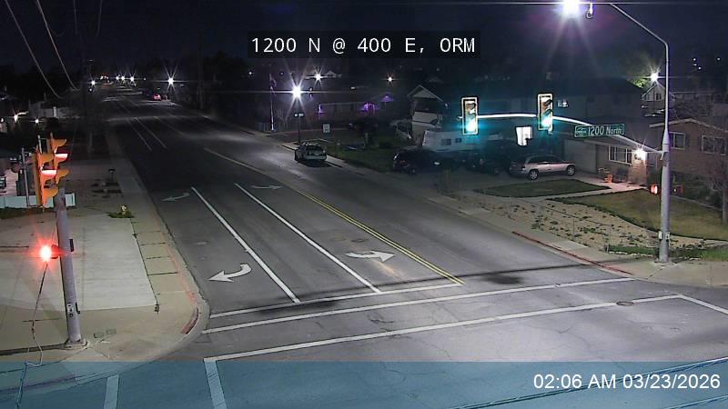 1200 N @ 400 E, ORM live webcam