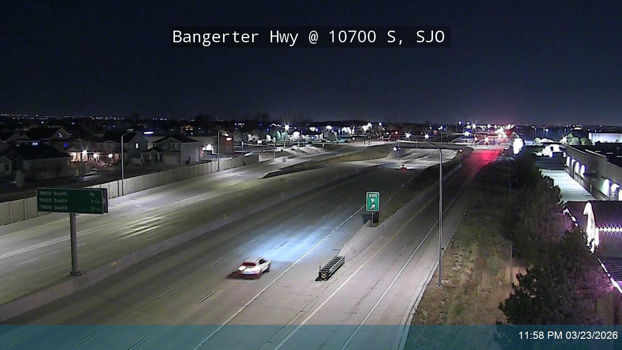 Bangerter Hwy / SR-154 @ 10700 S, SJO live webcam