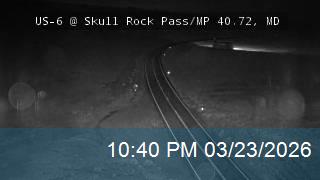 US-6 @ Skull Rock Pass / MP 40.72, MD live webcam