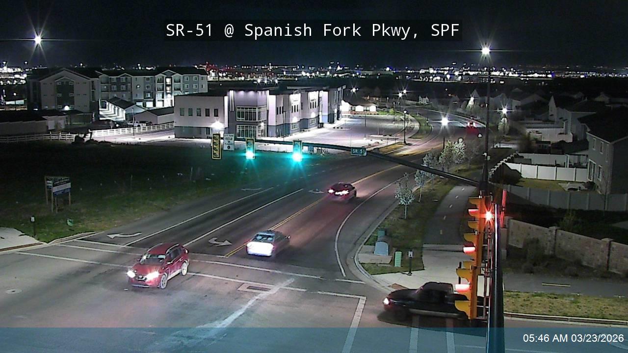 SR-51 @ Spanish Fork Pkwy, SPF live webcam