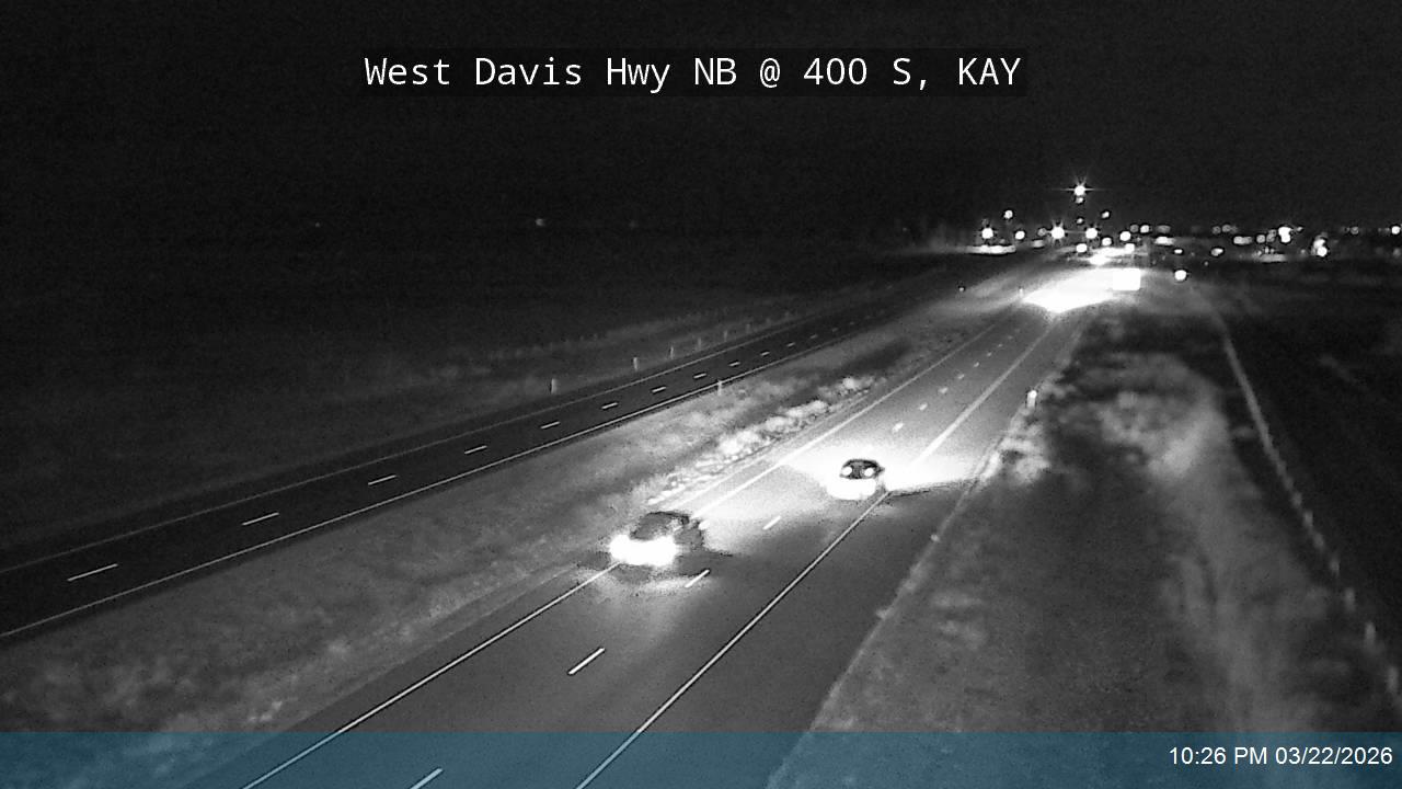 West Davis Hwy / SR-177 NB @ 400 S / MP 7.17, KAY live webcam