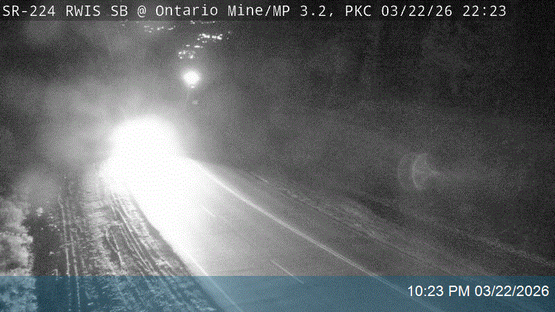 SR-224 / Marsac Ave RWIS SB @ Ontario Mine / MP 3.22, PKC live webcam