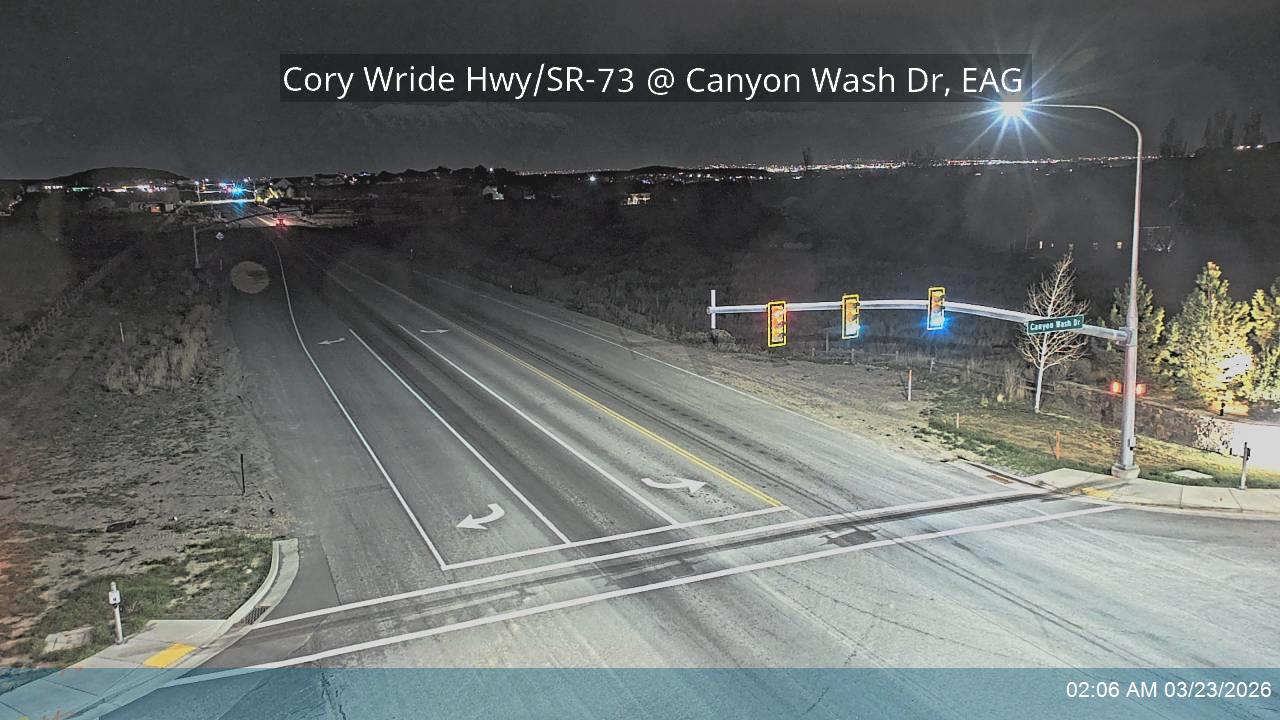 Cory Wride Hwy / SR-73 @ Canyon Wash Dr, EAG live webcam