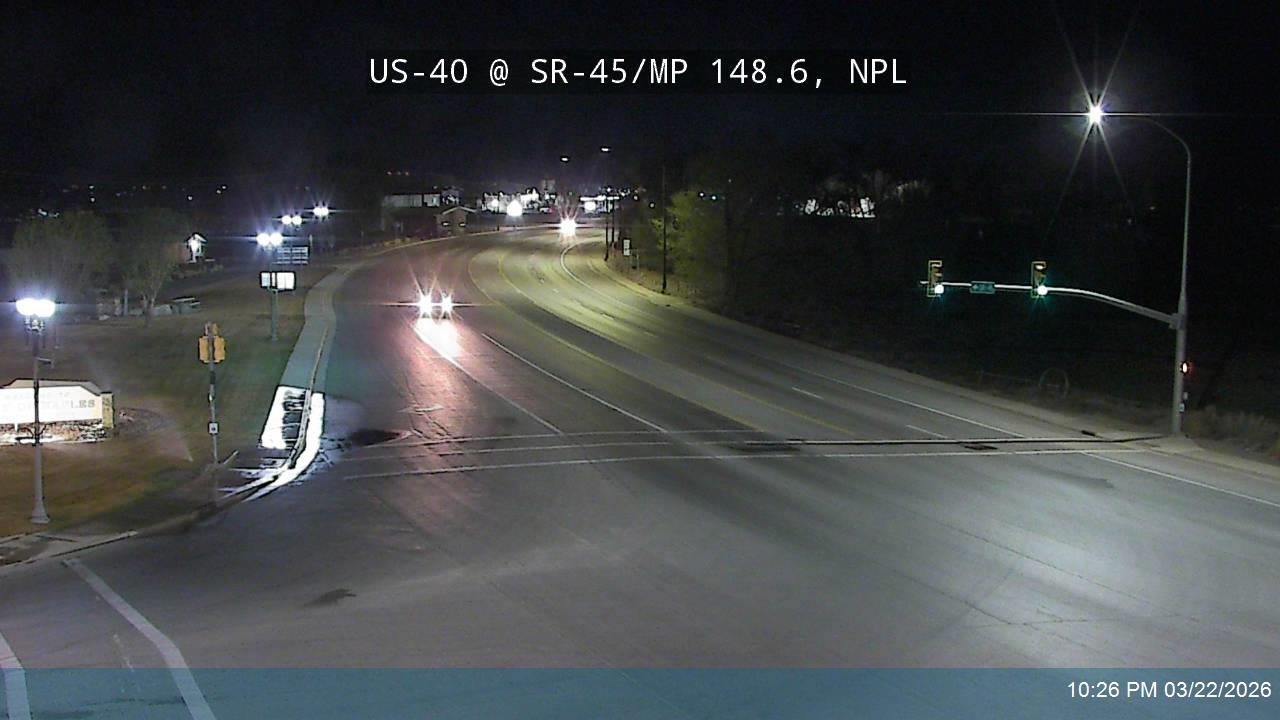 1500 E / US-40 @ 1500 E / SR-45 / MP 148.6, NPL live webcam