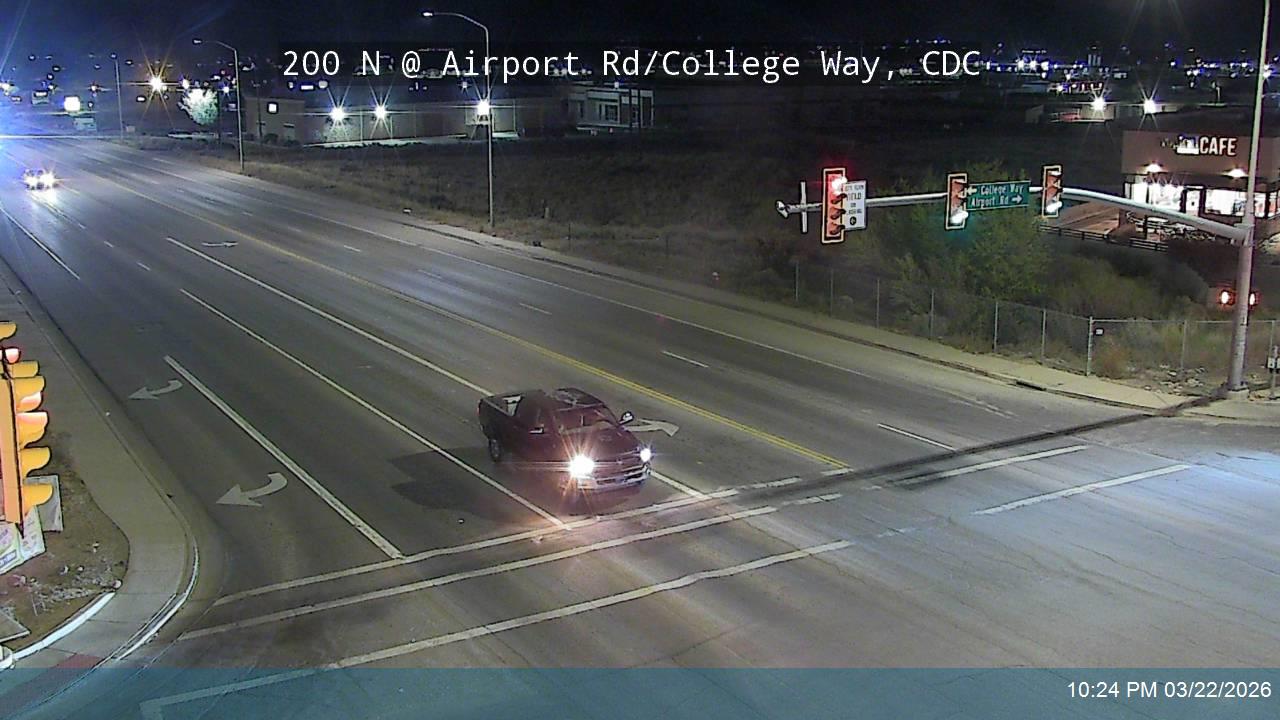 200 N / SR-56 @ Airport Rd / College Way, CDC live webcam