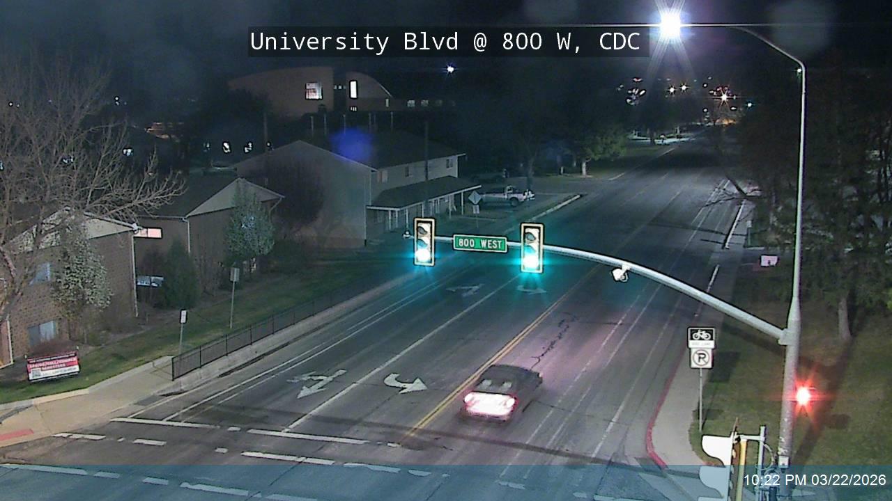 University Blvd / Center St / SR-289 @ 800 W, CDC live webcam