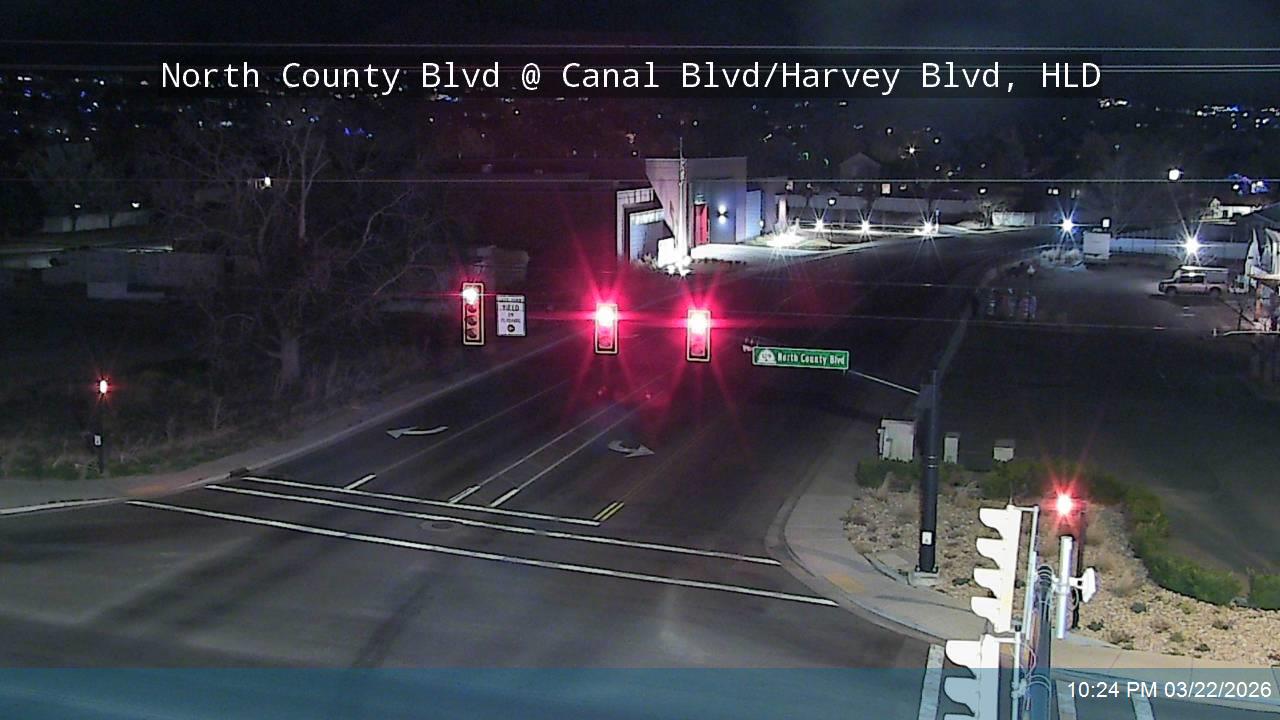 North County Blvd / SR-129 @ Canal Blvd / Harvey Blvd, HLD live webcam