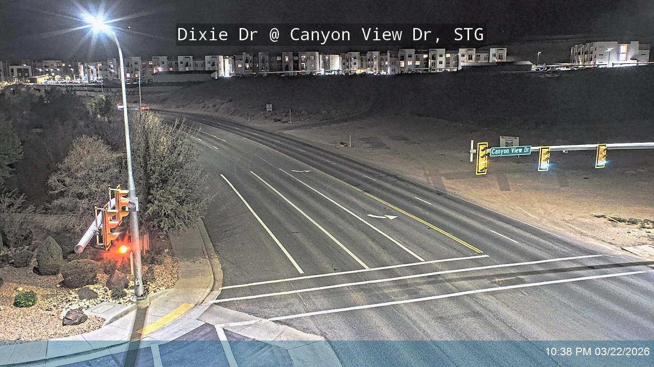Dixie Dr @ Canyon View Dr, STG live webcam