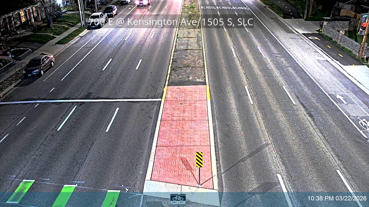 700 E / SR-71 @ Kensington Ave / 1505 S, SLC live webcam