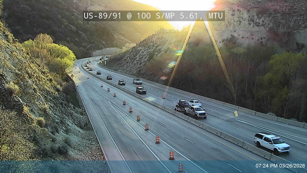 US-89/91 @ 100 S / MP 5.61, MTU live webcam