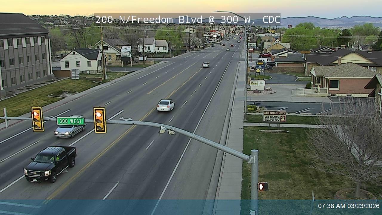 200 N / Freedom Blvd / SR-56 @ 300 W, CDC live webcam