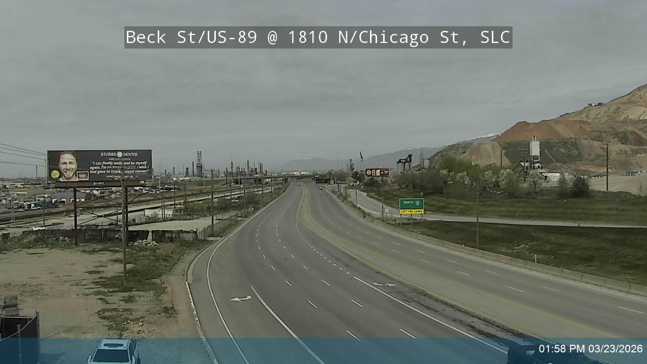 Beck St / US-89 @ 1810 N / Chicago St, SLC live webcam