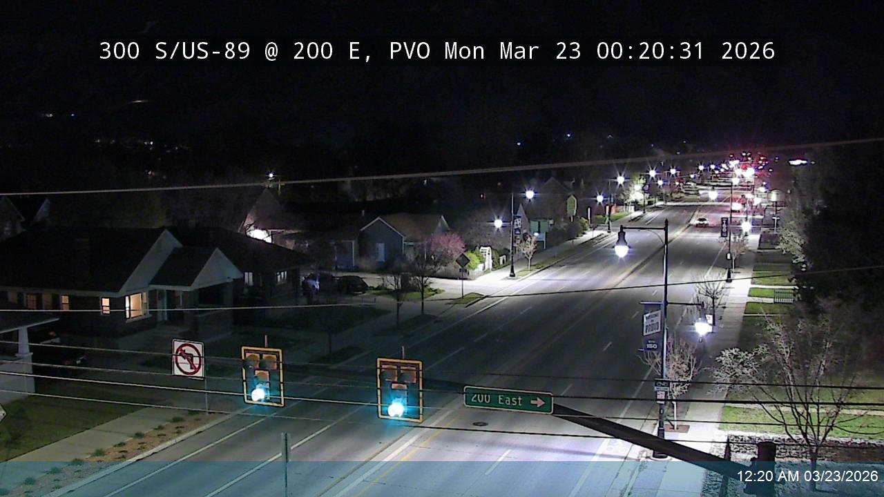 300 S / US-89 @ 200 E, PVO live webcam