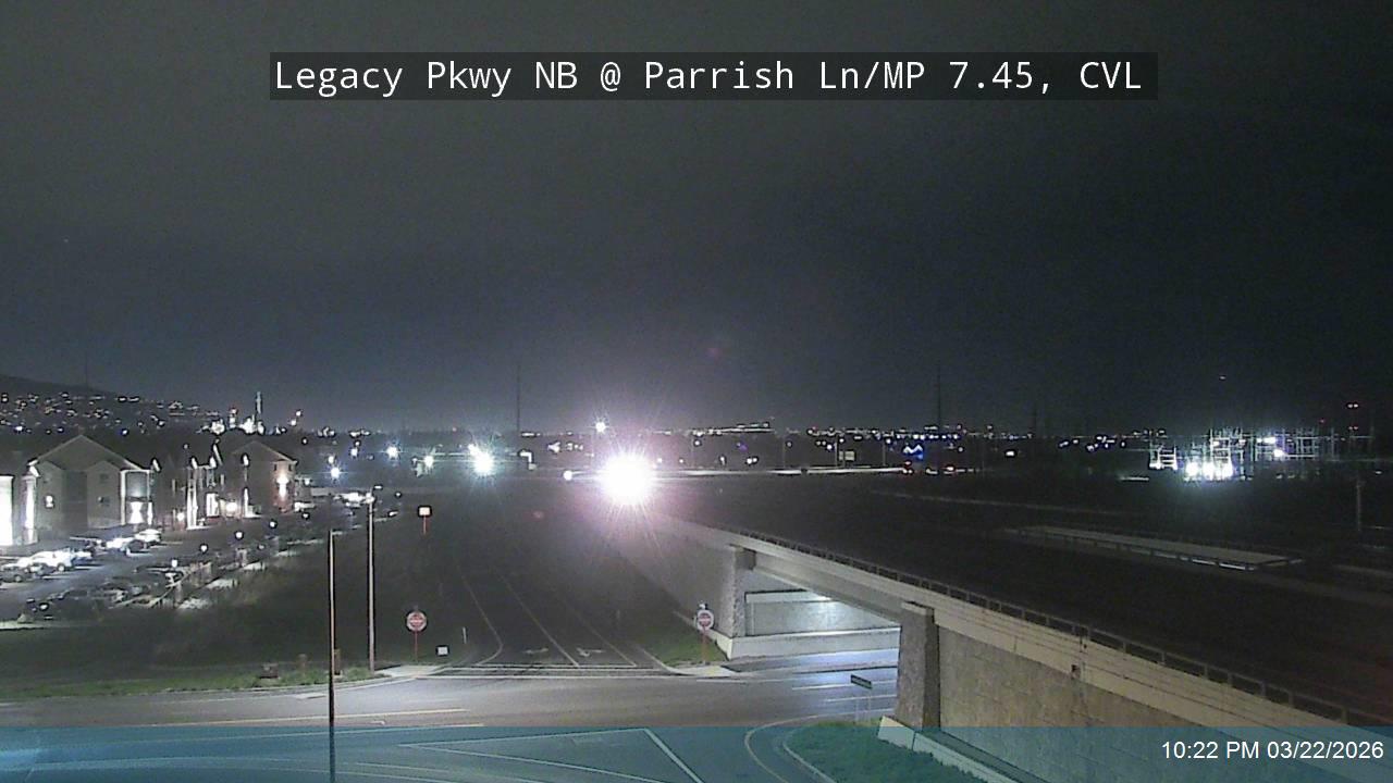 Legacy Pkwy / SR-67 NB @ Parrish Ln / SR-105 / MP 7.45, CVL live webcam