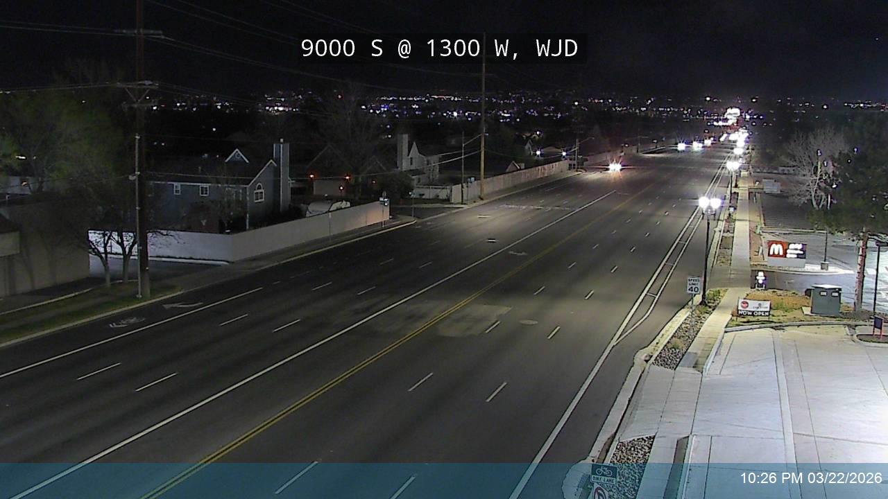 9000 S / SR-209 @ 1300 W / Temple Dr, WJD live webcam